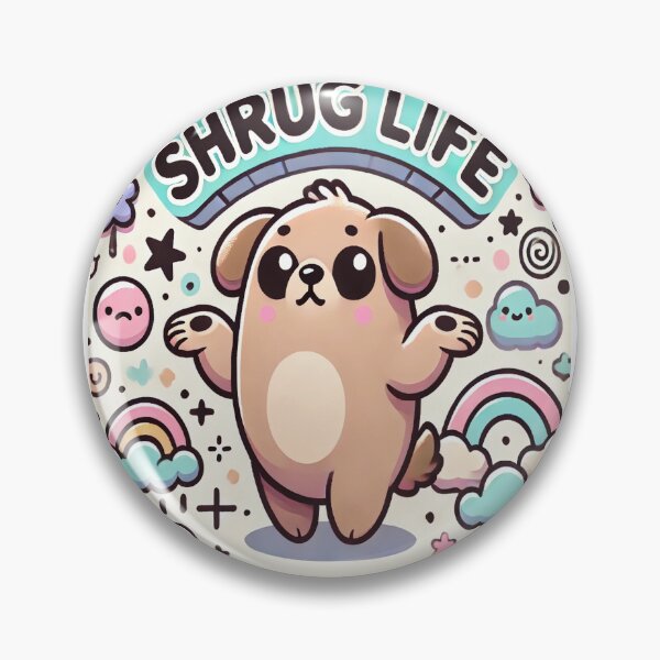 Item preview, Dog Shrug Life designed and sold by TrueMotion.