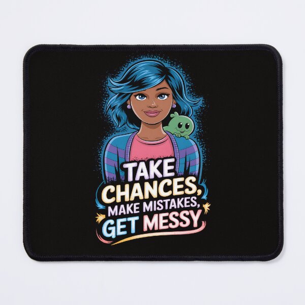Item preview, Take Chances Make Mistakes Get Messy Beauty Teacher designed and sold by DrawHandArt.