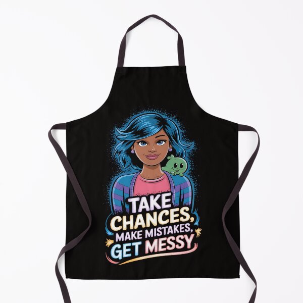 Item preview, Take Chances Make Mistakes Get Messy Beauty Teacher designed and sold by DrawHandArt.