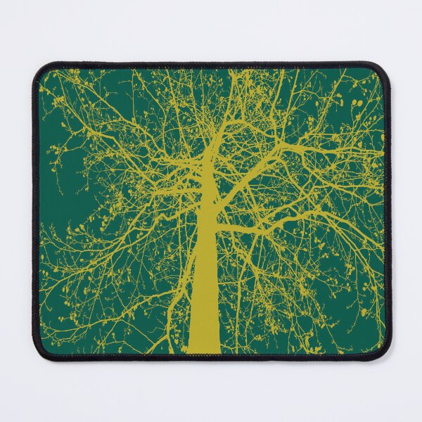 Item preview, Winter Tree Green Yellow designed and sold by Jeallan Designs.