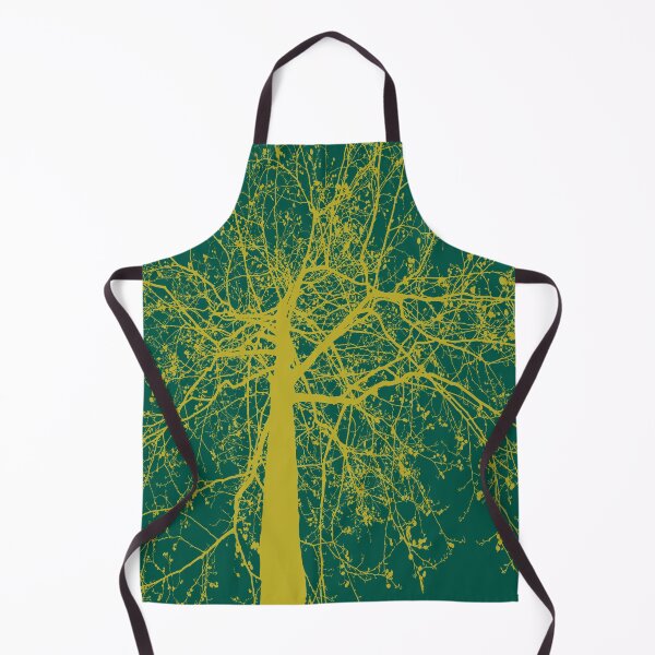 Item preview, Winter Tree Green Yellow designed and sold by Jeallan Designs.