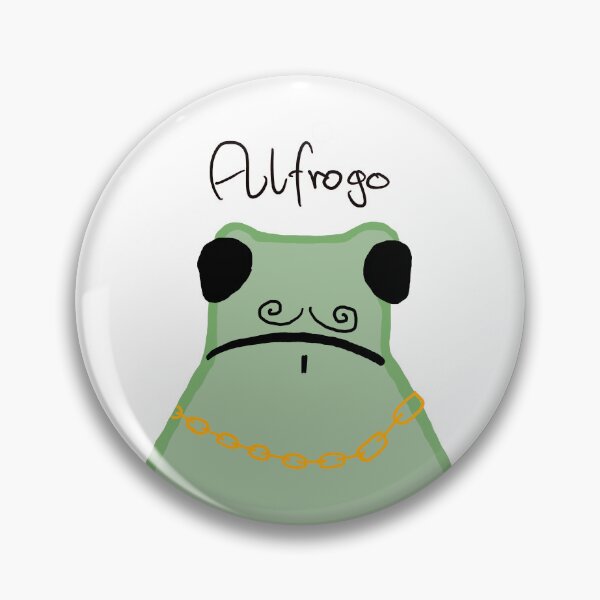 Item preview, Cool Frog In Gold Chain Frogo Alfrogo Funny Gifts designed and sold by PientkaArt.