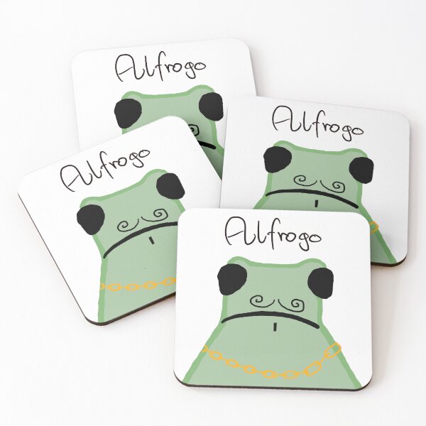 Item preview, Cool Frog In Gold Chain Frogo Alfrogo Funny Gifts designed and sold by PientkaArt.