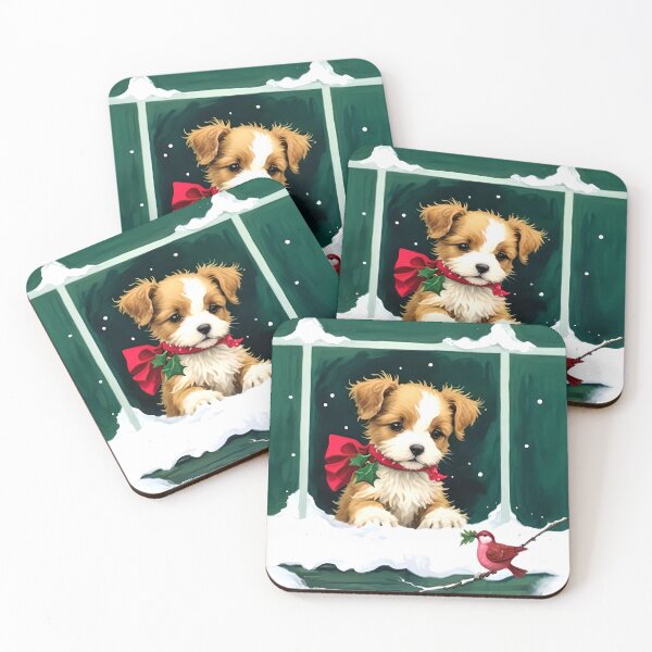 Item preview, Christmas Puppy Dog designed and sold by SoniaSarkali.