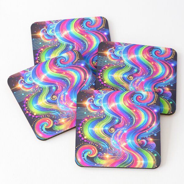 Item preview, Prismatic Streams - Flow of Vibrant Energy designed and sold by WheelieGdArt.
