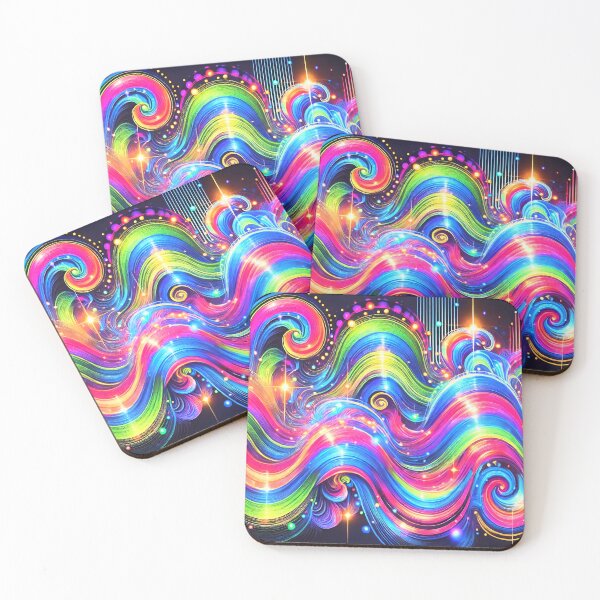 Item preview, Prismatic Streams - Flow of Vibrant Energy II designed and sold by WheelieGdArt.