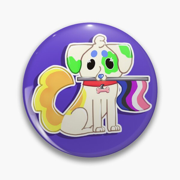 Item preview, Pride Puppy: Genderfluid designed and sold by Freya Xen.