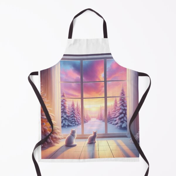 Item preview, Cats,Sunset,Cats Watching the Landscape,Window designed and sold by deniz kaya.