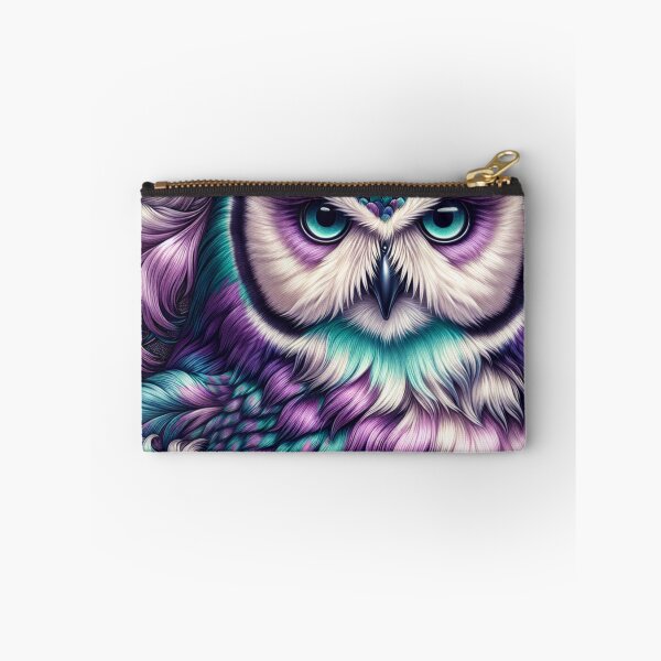 Item preview, Majestic Teal & Purple Owl designed and sold by AnalajiaDesigns.