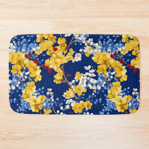 Item preview, Amaltas and cherry blossom at night designed and sold by pecauli.