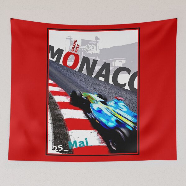 Item preview, MONACO GRAND PRIX : Vintage Auto Racing Print designed and sold by posterbobs.