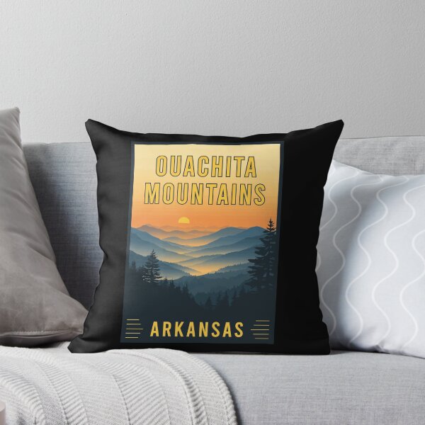 Item preview, Explore the Scenic Splendor of Ouachita Mountains in Arkansas - Vintage Travel Art designed and sold by turtlestart.