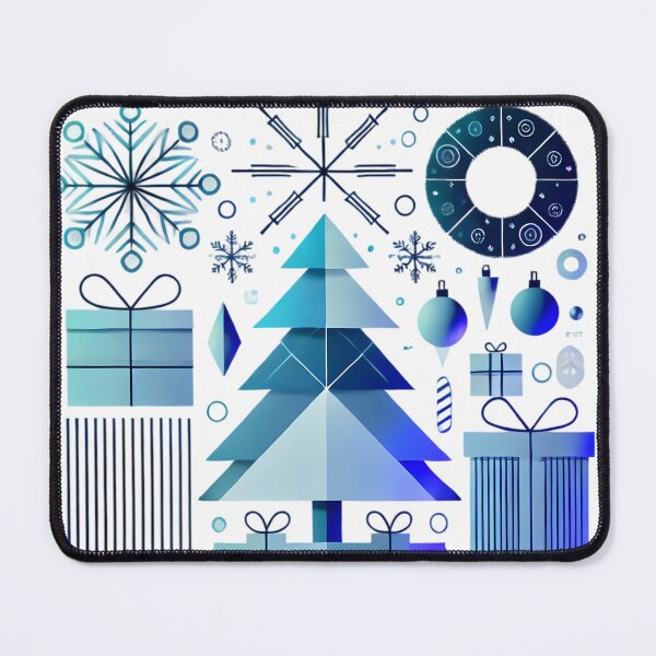 Item preview, Geometric Winter Wonderland: Modern Christmas Delight. designed and sold by Linework Studio.