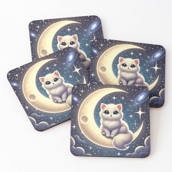 Item preview, Moon Cat designed and sold by OtterDesigns.