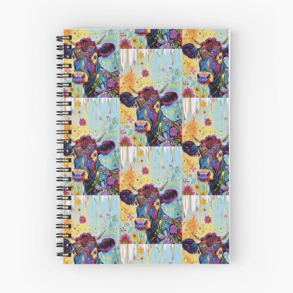 Item preview, Imaginary cow in psychedelic colors designed and sold by FeniceArt.