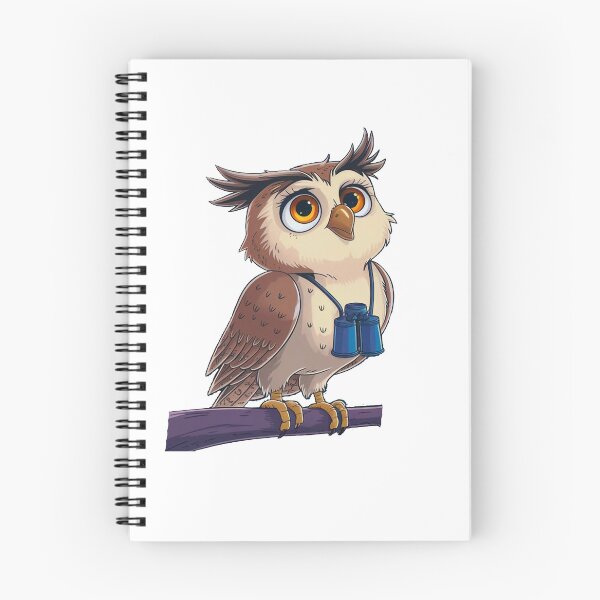 Item preview, Binoculars Owl designed and sold by Gentle40Winks.