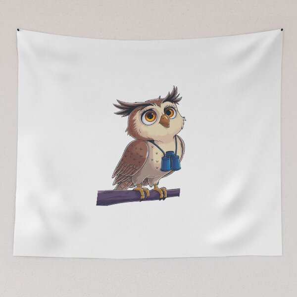 Item preview, Binoculars Owl designed and sold by Gentle40Winks.