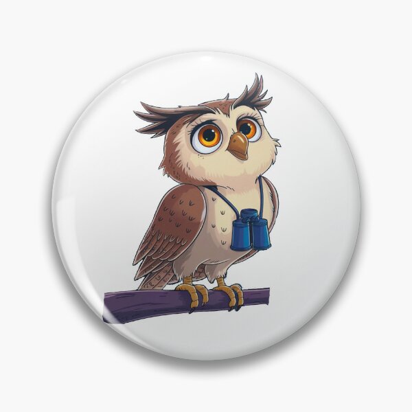 Item preview, Binoculars Owl designed and sold by Gentle40Winks.