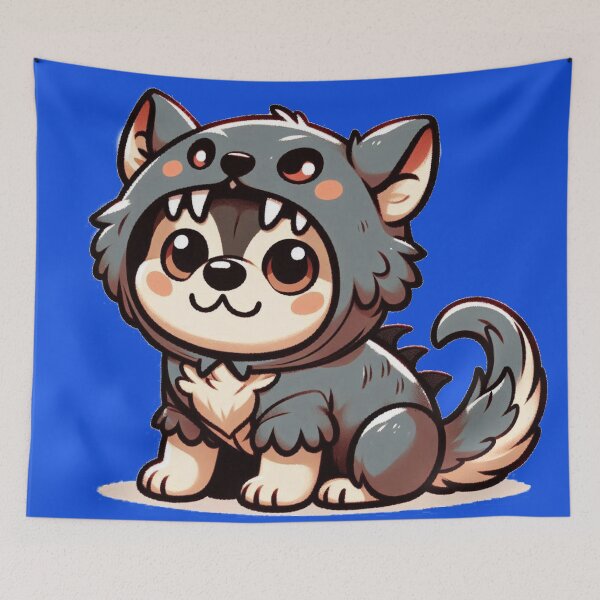 Item preview, Puppy’s Halloween Wolf Disguise designed and sold by BulgariAI.