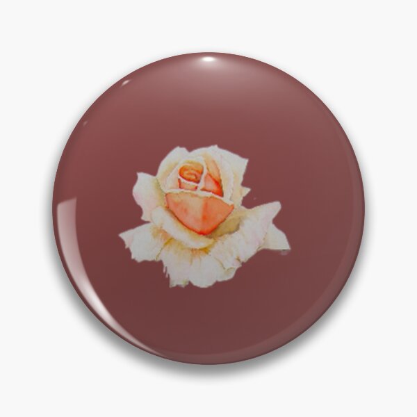 Item preview, watercolor tea rose painting designed and sold by SlavaMira.