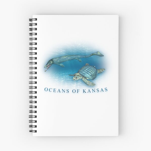 Item preview, Oceans of Kansas retro CGI graphic 2000s Y2K Marine Reptile shirt designed and sold by The Paleo shop ..