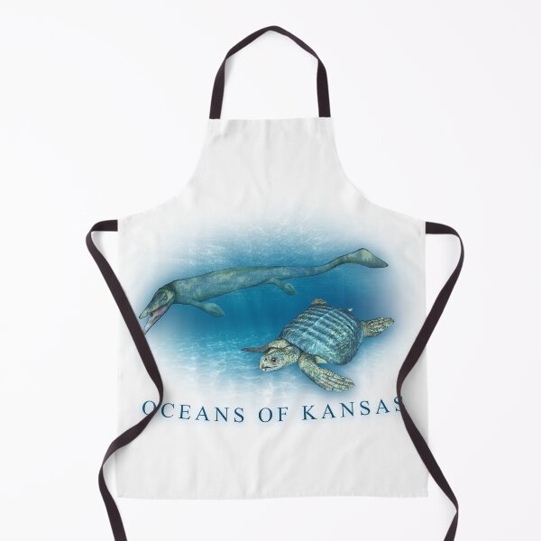 Item preview, Oceans of Kansas retro CGI graphic 2000s Y2K Marine Reptile shirt designed and sold by The Paleo shop ..