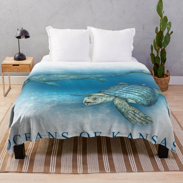Item preview, Oceans of Kansas retro CGI graphic 2000s Y2K Marine Reptile shirt designed and sold by The Paleo shop ..