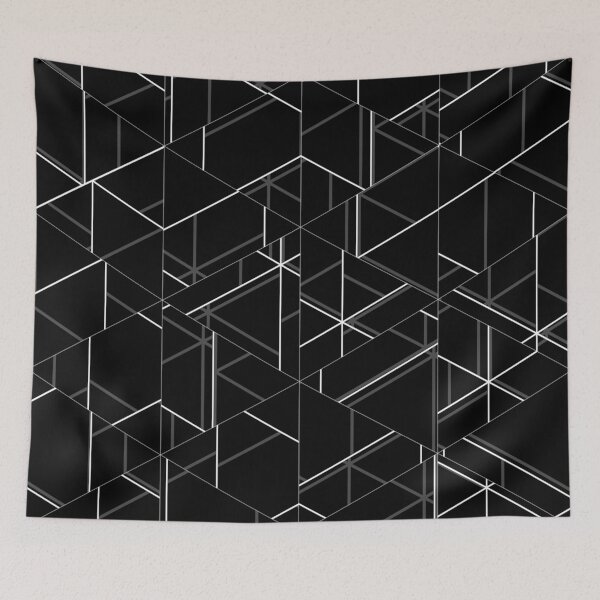 Item preview, B&W Geometric Lines  designed and sold by AintJames.
