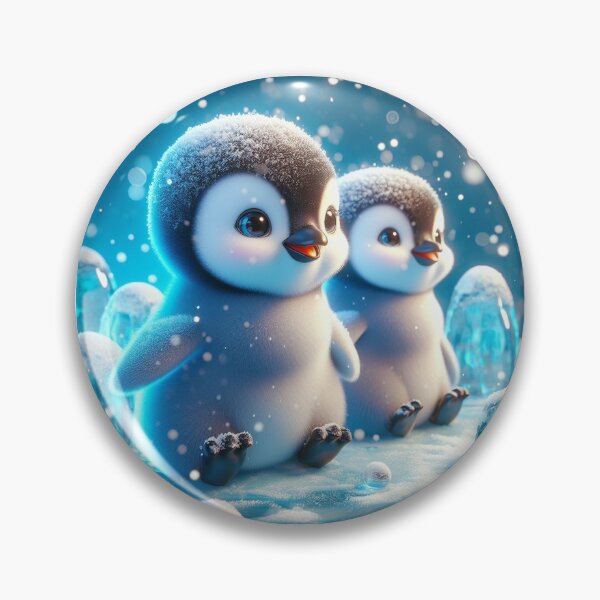 Item preview, Cute Penguins on The Ice designed and sold by deniz kaya.