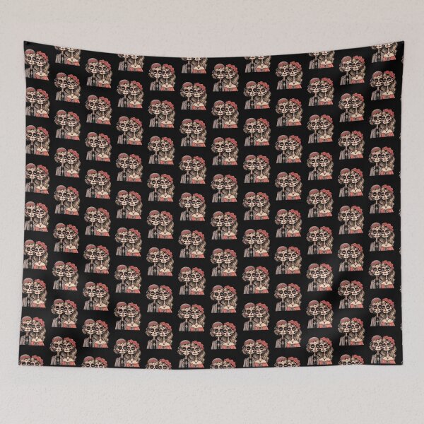 Item preview, Best Friends: Halloween Sisters, sugar skulls style designed and sold by Mirabilum.