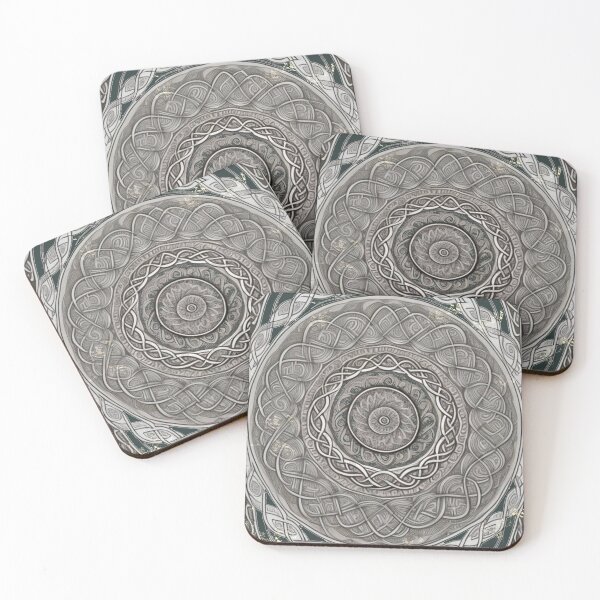 Item preview, Celtic Art Maze Pagan Tattoo rustic weathered historic design designed and sold by AuroraXGreen.