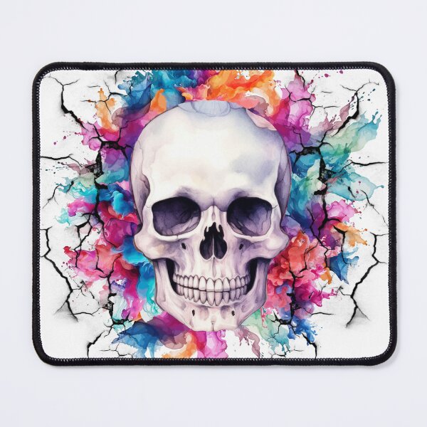 Item preview, Skull Color Burst designed and sold by Anastasia Kourou.
