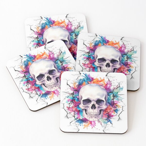 Item preview, Skull Color Burst designed and sold by Sia's Shadow Gallery.