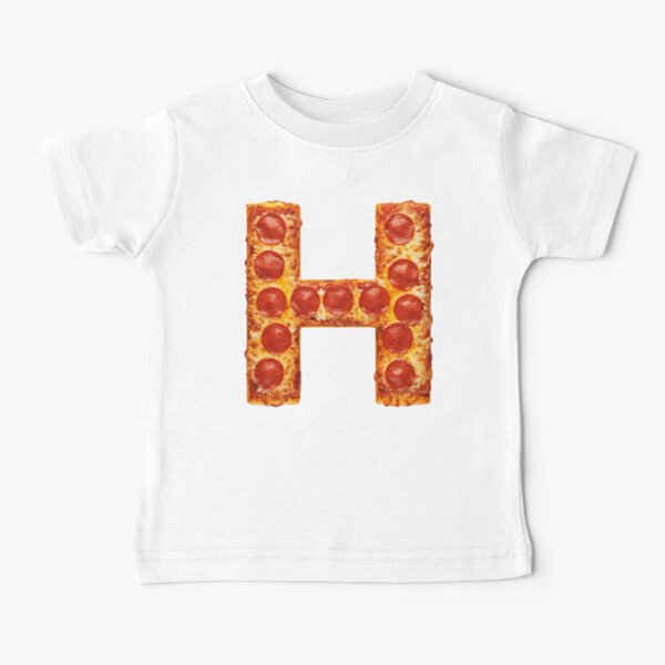 PIZZA LETTER H Baby T-Shirt