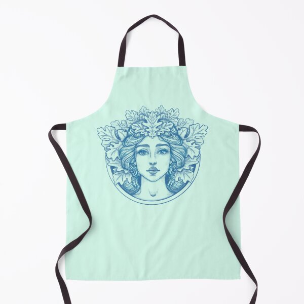 Item preview, Young Woman With Oak Leaves designed and sold by SticksAndTomes.