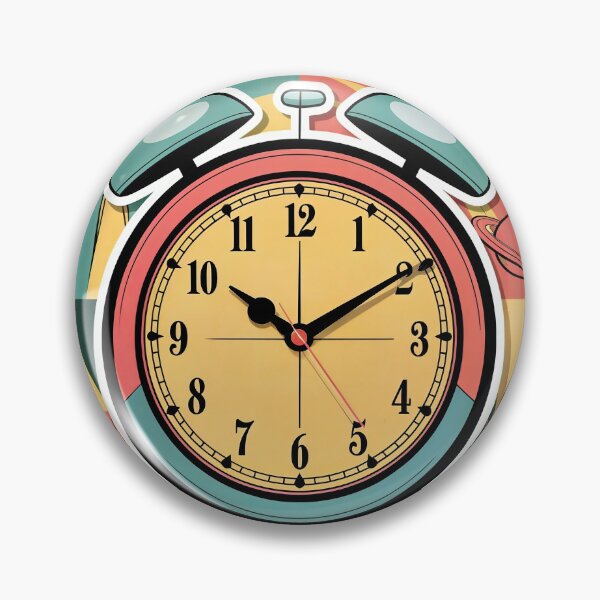 Item preview, Sticker T-Shirt Design Trending: Alarm Clock designed and sold by ForeverPrintsOK.