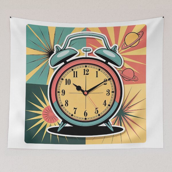 Item preview, Sticker T-Shirt Design Trending: Alarm Clock designed and sold by ForeverPrintsOK.
