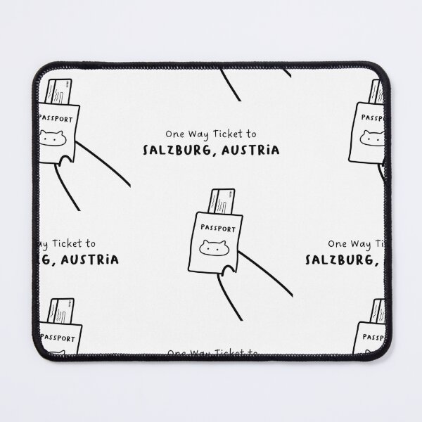 Item preview, "One Way Ticket to Salzburg, Austria" | Travel, Vacation designed and sold by RM-Journey.