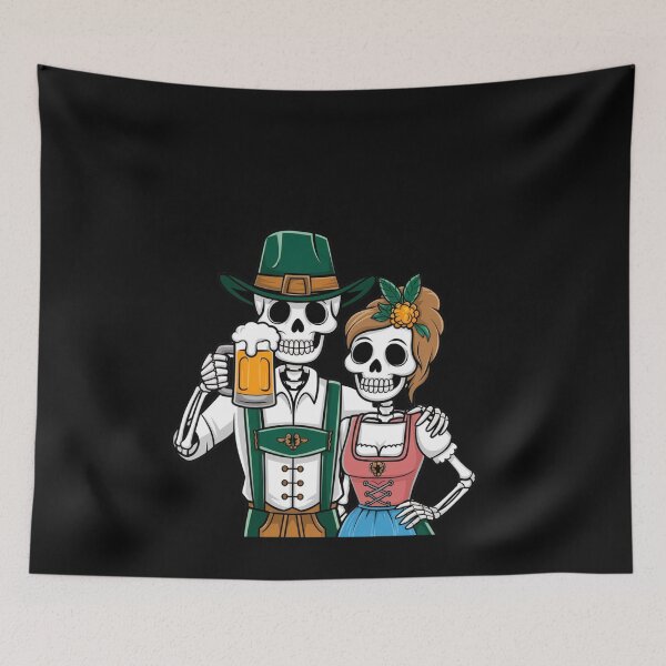 Item preview, Skelebrew Fest Oktoberfest Skeletons Halloween designed and sold by MonaCreations.