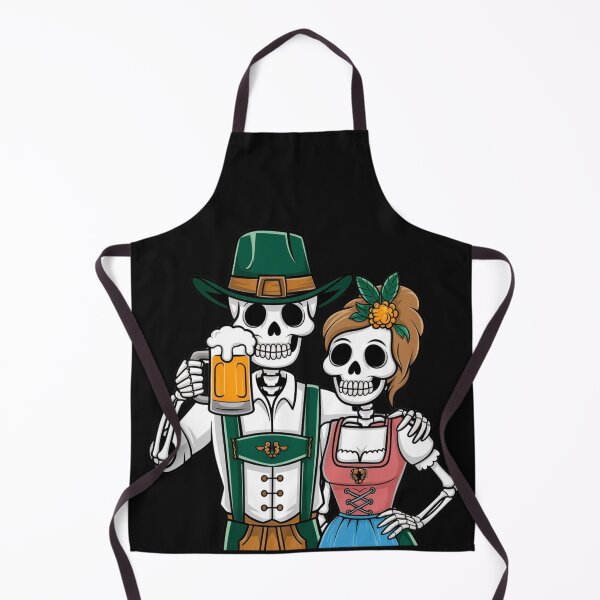 Artikelvorschau, Skelebrew Fest Oktoberfest Skelette Halloween entworfen und verkauft von MonaCreations.