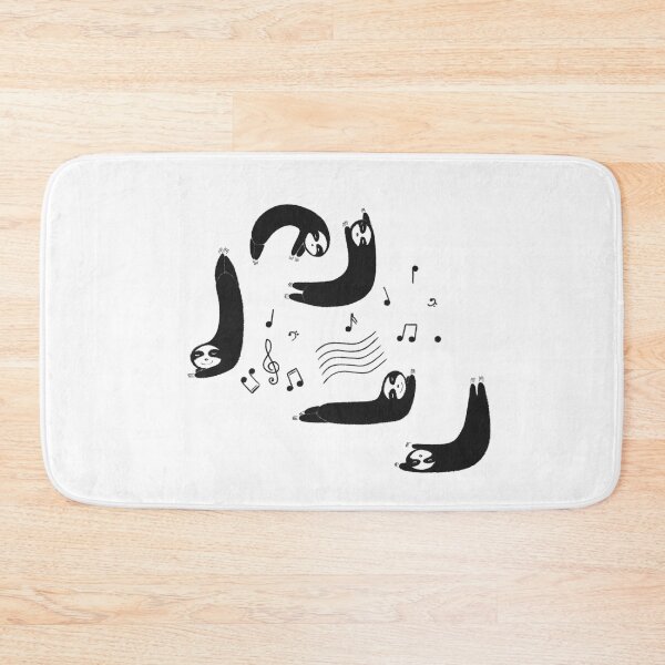 Item preview, Funny sloths and musical notes designed and sold by Aleksse.