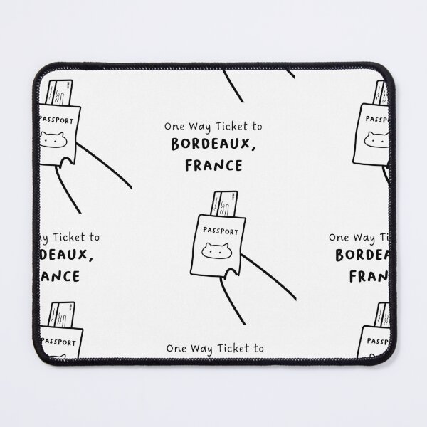 Item preview, "One Way Ticket to Bordeaux, France" | Travel, Vacation designed and sold by RM-Journey.