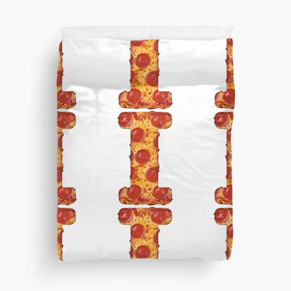 PIZZA LETTER I Duvet Cover