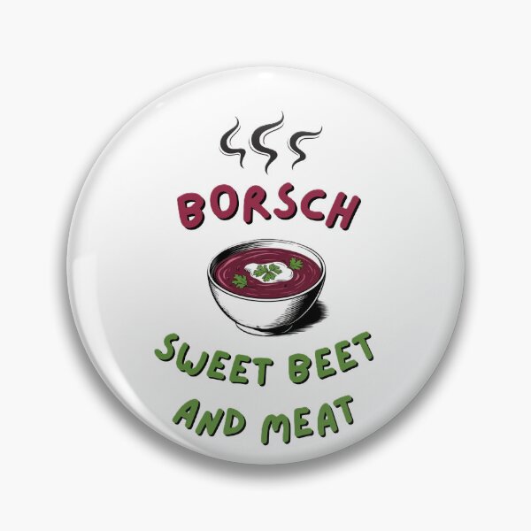 Item preview, Borsch recipe sweet beet and meat, ukrainian food designed and sold by EMMonovi.