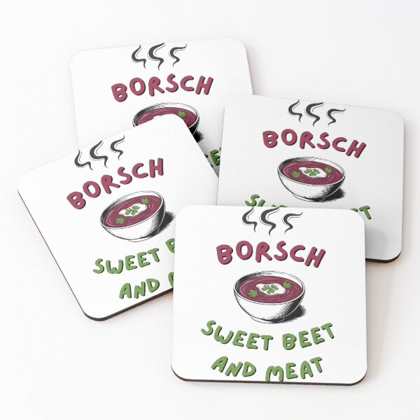Item preview, Borsch recipe sweet beet and meat, ukrainian food designed and sold by EMMonovi.
