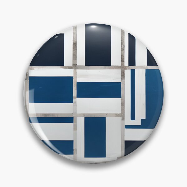 Item preview, Blue White Geometric - Seamless Pattern designed and sold by Chubuter.