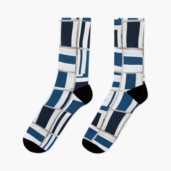 Item preview, Blue White Geometric - Seamless Pattern designed and sold by Chubuter.