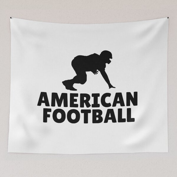 Item preview, AMERICAN FOOTBALL (2) - BLACK designed and sold by ArtsyCity.