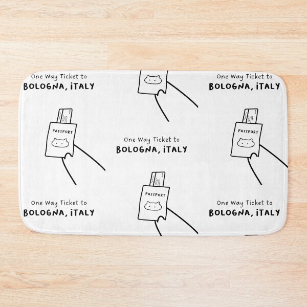 Item preview, "One Way Ticket to Bologna, Italy" | Travel, Vacation designed and sold by RM-Journey.