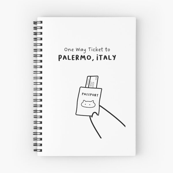 Item preview, "One Way Ticket to Palermo, Italy" | Travel, Vacation designed and sold by RM-Journey.